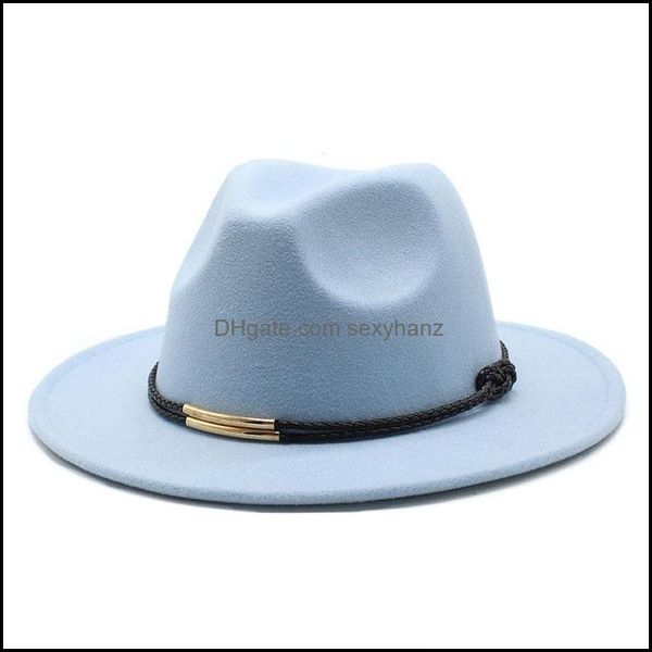 Шляпа шляпы с широкими кражами шляпы шляпы шарфы перчатки модные аксессуары для женщин для женщин Мужчины Сплошная шерсть