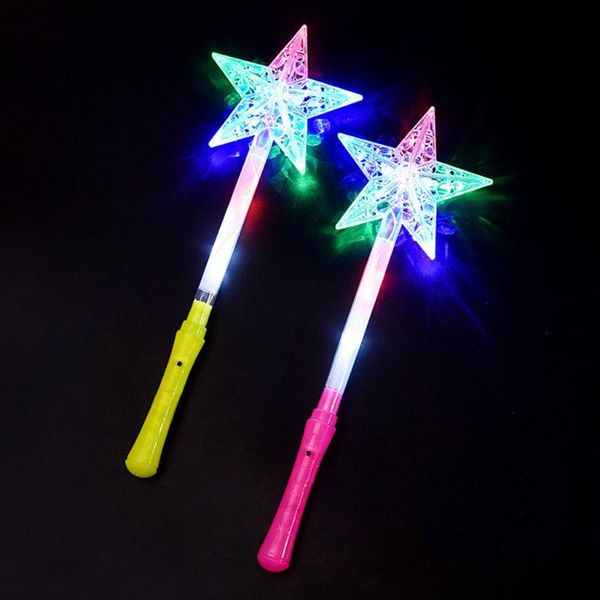 Украшение вечеринки светодиодные светильники на голову Глава Косплей светлая волоса концертная палочка Star Star Snowflake Sticksparty