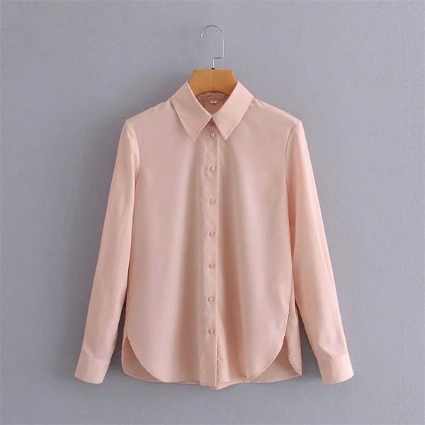 

women pink blouse shirt long sleeves elegant fashion za style woman blouse shirt femme mujer blusas 210709, White