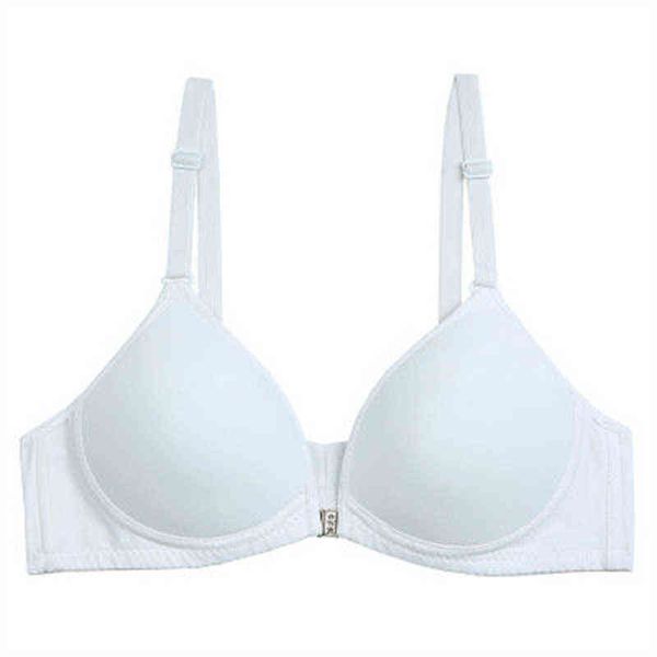 Mädchen Günstige BHs Einfarbig Dessous Vorderknopf-BH Einstellbar Sexy Wirelss BH Kleiner Push-Up-Unterwäsche Multi Color Tops L220726