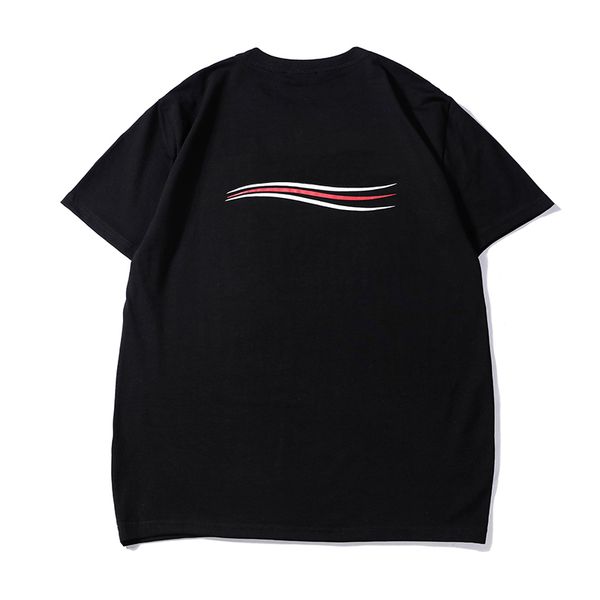 

men designer t shirts letter printed tshirts fashion summer short sleeve tees breathable t-shirts balenciaagas, White;black