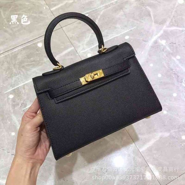

classic designer handbags ke1lyss bags second generation hand print mini women's small square fashionable leather portable