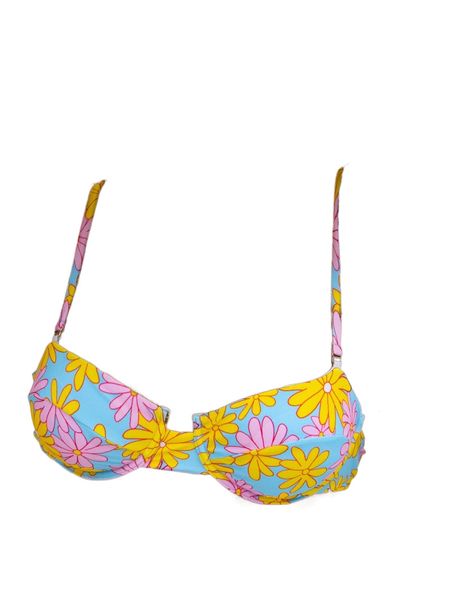 

floral underwire bikini a2d7#, White;black