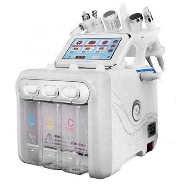 6IN1H2O2 Гидро дермабразия вода -кислородная пилинг -машина против старения массаж кожи по уходу за кожей Чисты