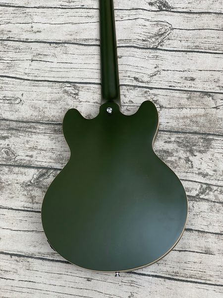

satin finish jazz hollow body electric guitar small body 339