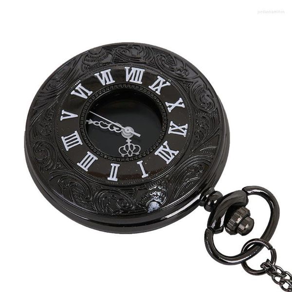 Chave de punho Retro Retro o maior colar de relógio de bolso para o vovô do pai presente de bronze ton metal man f611