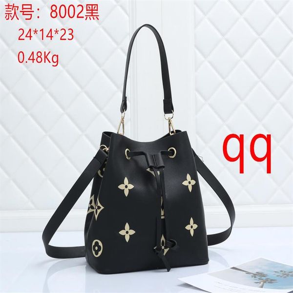 

designer famous handbags neonoe shoulder bags leather bucket bag women flower printing crossbody bag purse2987