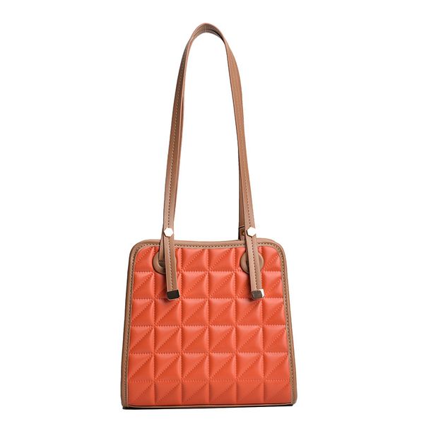 

designer bags grade leather brand new simple and stylish diamond shoulder bag 25cm
