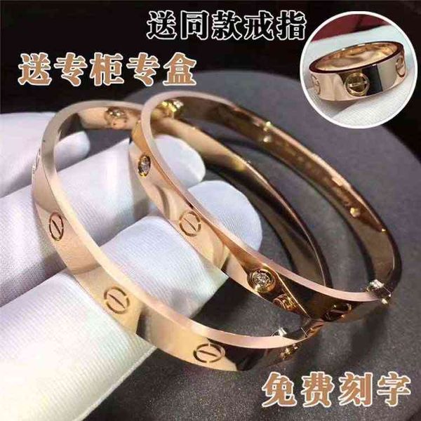 

designer carti er 18k rose gold pure silver bracelet for men and women
