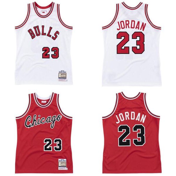 Ed 23 Michael Basketball Jersey S-6xl 1984-85 Mesh Hardwoods clássicos Versão retro Men Jerseys de jovens mulheres