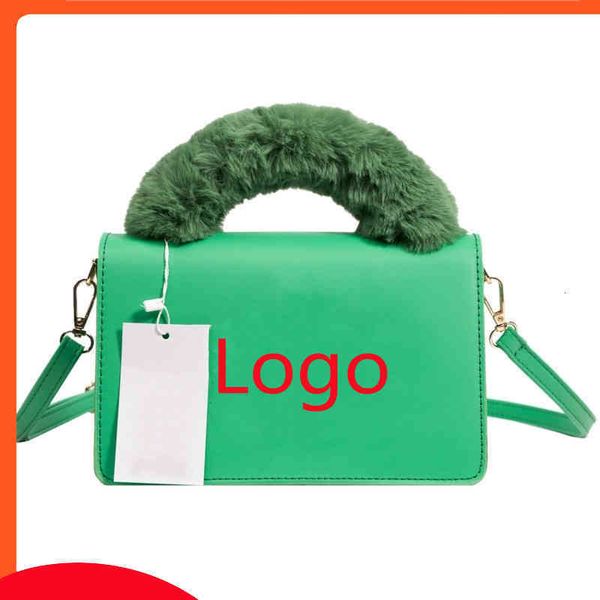 

luxurious handbags small square bag wallet 2022 designer new women luxurious bag plush wrist handbag single shoulder messenger casual purse{