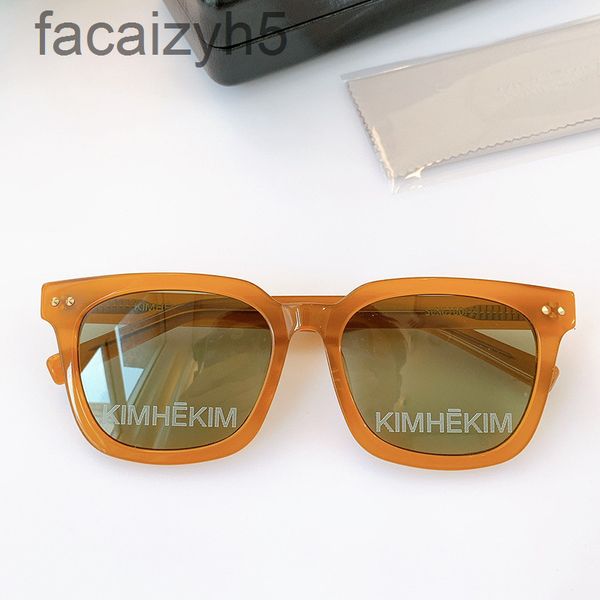

sunglasses designer beltkimhekim tan black sungjoo letter pumpkin orange glasses net red bloggerwymf, White;black