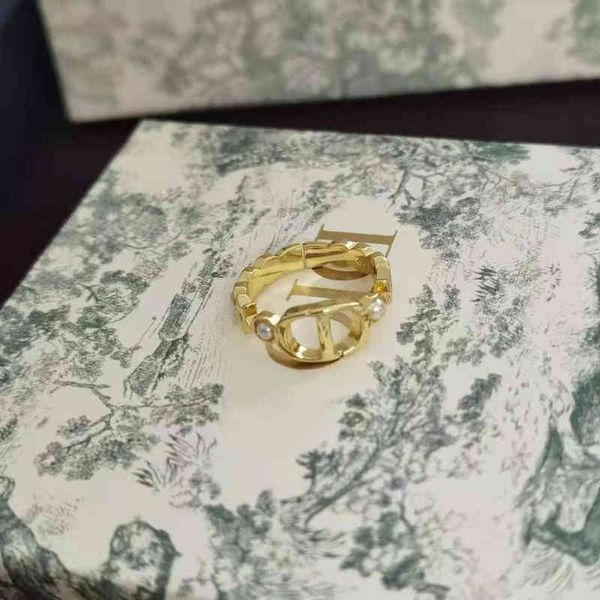 

fashion trend new ladies luxury brand designer wholesale d family five pointed pearl, Silver