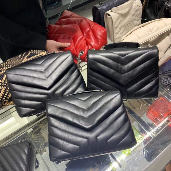 

2022 luxury handbag shoulder bag women bags brand loulou y type designer stitched leather ladies metal chain flip messenger bag wholesale 01