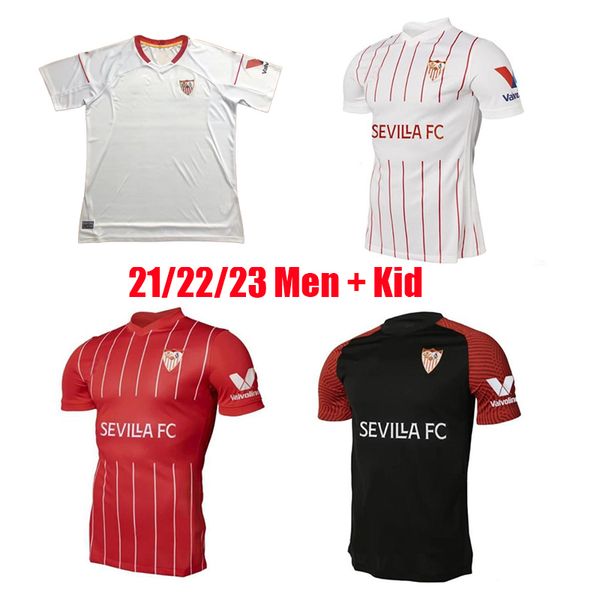 

2021 2022 2023 sevillas soccer jerseys 21 22 23 lamela papu gomez i.rakitic .ocampos de jong j.navas suso munir y.en-nesyri j.kounde men ki, Black;yellow