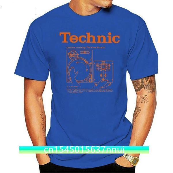 Technic Lezioni di Mixing Camicia per Dj Mixer Abbigliamento Hip Hop Maglietta a maniche corte in cotone Top Tee O Neck T Shirt 220702