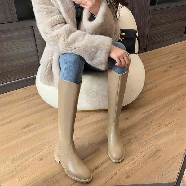 

boots ~ autumn boots with thick round legs z2wr, Black