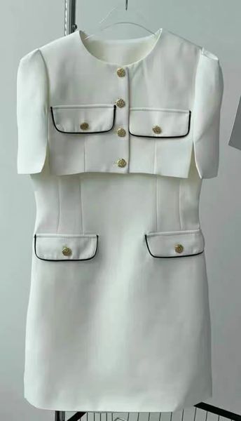 

meilid's new -a-je dresses tweed v-neck black wavy dress, Black;gray