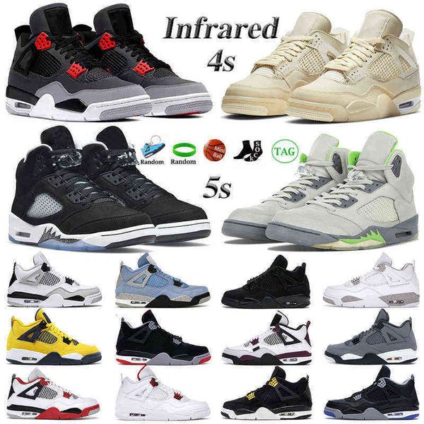 

5s basketball shoes men women 4s infrared military black raging red thunder sail metallic oreo stealth bluebird green bean jade horizon, Black;blue