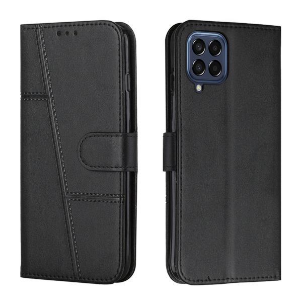 Custodie a portafoglio in pelle retrò per Samsung M33 5G M53 M23 MOTO E30 E40 G Stylus 2022 4G G22 Google Pixel 7 Pro Vintage Flip Cover Porta carte di credito ID Porta libro Business Pouch