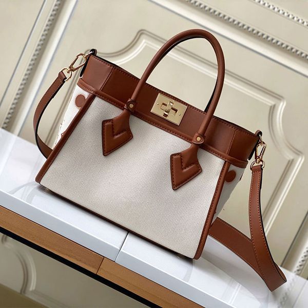 

2022 women canvas tote bag lady handbag canvass embroidered letters work bags designer handbag large capacity shoulder crossbody woman porta