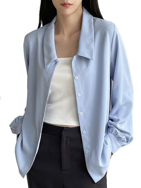 

dazy solid button front shirt w4sx#, White