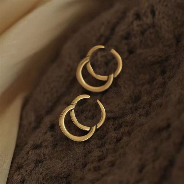 

diamond earring women stud earings luxury pearl earring letters fashion trendy accessories small girls orecchini plated gold earings jewelry, Golden;silver