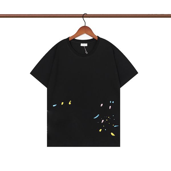 

2022 summer men's designer t-shirts casual men's and women's loose t-shirts with letters printed short multiple optional size, White