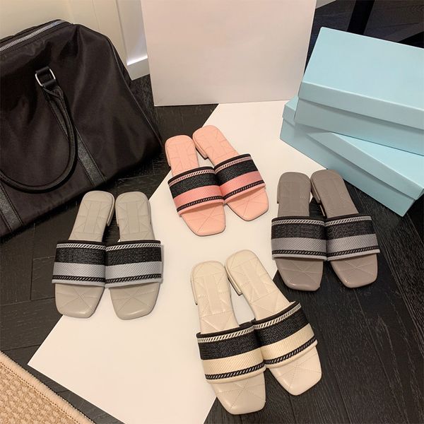 

fashion designed brand indoor slippers men women 2022 summer color matching microfiber non-slip leisure sandals shoes, Black