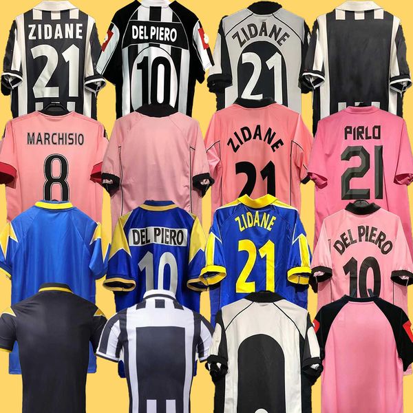 

retro del piero nedved zidane soccer jersey 85 02 94 9592 9798 0405 0102 football inzaghi vieri trezeguet pirlo conte davids boksic vialli m, Black;yellow