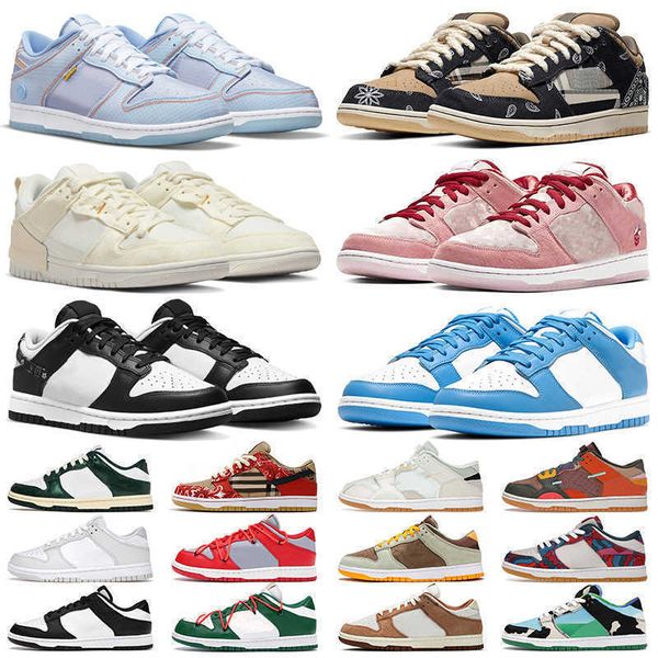 

2022 dunkes low mens womens casual shoes disrupt 2 designer panda valentine day pink dusty olive curry cactus jack what the dunksb lows, Black