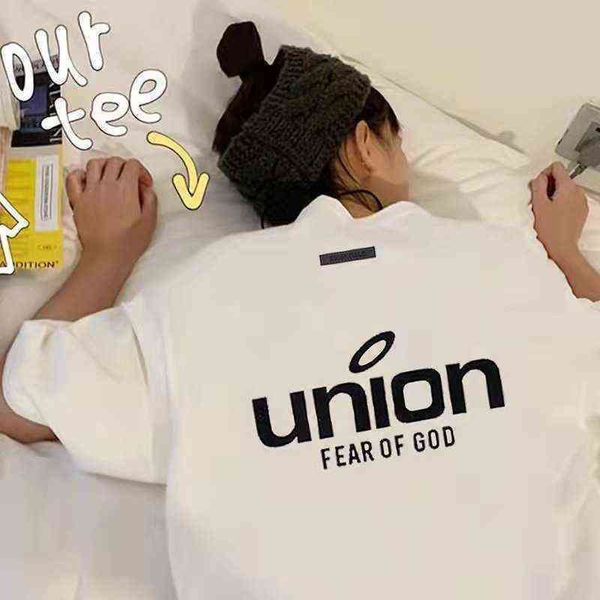 

annual limited couplet short sleeve essential men t shirts fashion brand designer classic women college style outdoor sweet young skateboard, White;black