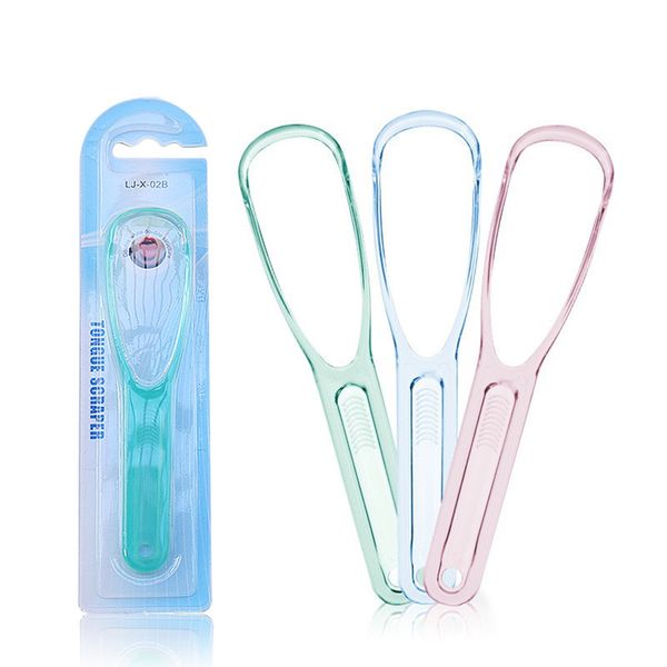 Zahnbürste Zunge Reiniger Schaber Pinsel Hygiene Dental Mundpflege Werkzeuge Wiederverwendbare Erwachsene Reinigung Frischen Atem 526