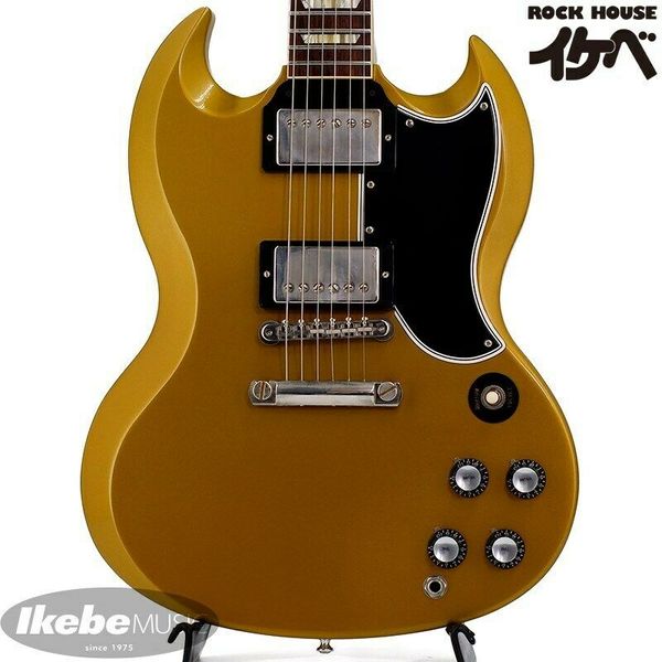 

custom shop 1961 les sg standard double gold electric guitar