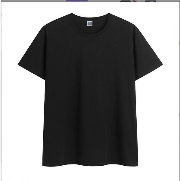 

2022 cotton loose tees t-shirt te269, Black;brown