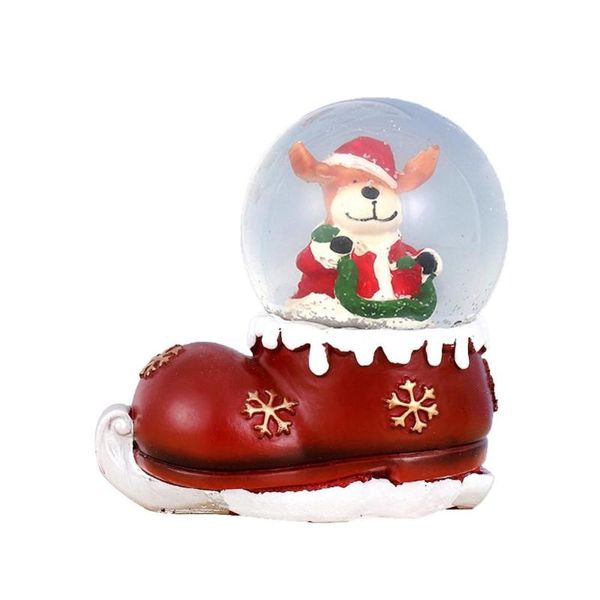 Decorazioni natalizie Sfera di cristallo Babbo Natale Bambola decorativa Pupazzo di neve Ornamenti con colori vivaci Durevole Traslucido Adatto a CChrist