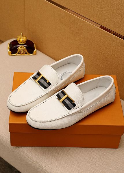 

luxury brand t0d loafers mens dress business shoes wedding dress first layer of lychee cowhide casual shoe office footwear size 38-45, Black