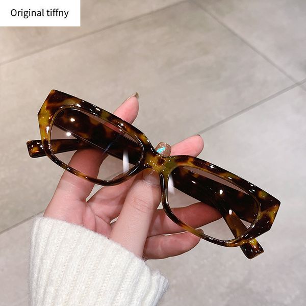 Neue kleine Katzenaugen-Vollformat-Sonnenbrille, trendige Mode, bunte Damenbrillen, beliebte Markendesigner, Lady Shades für Frauen Y220413