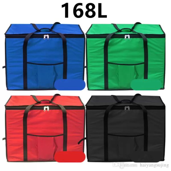 

168l lunch bag takeaway bags car refrigerator incubator fast food box 1680d oxford cloth travel suitcase outdoor waterproof ice handbag