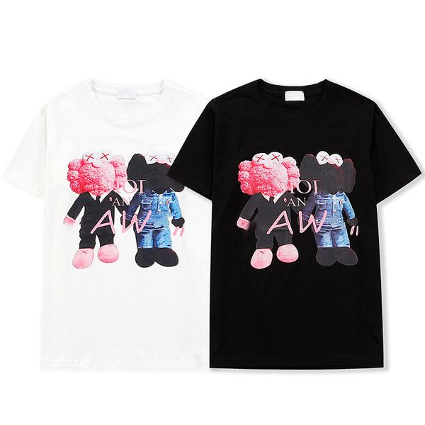 

2022 mens designers t shirt summer women tshirts men s casual shirt man clothing street designer shorts sleeve clothes asian size m-xxxl h6, White;black