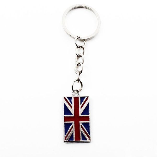 Bayrak anahtarlık çeşitli şekiller İngiliz tarzı kolye hediye lehine araba kırmızı mavi Birleşik Krallık Amerikan dışişleri bayrakları anahtar zinciri rra6782