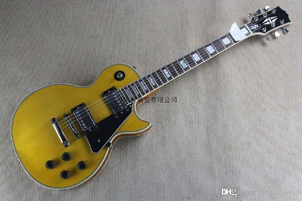 

. factory custom shop new lp standard electric guitar with silver hardware @27