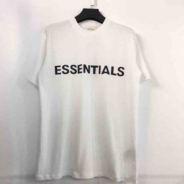 

50% discount stereo fog essentials 20fw new offset short sleeve tee factory sales, White;black