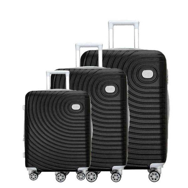 Travel Tale Women Mens Expand Suftodant Set Hard Abs Luggage Sets Three Piece J220708 J220708