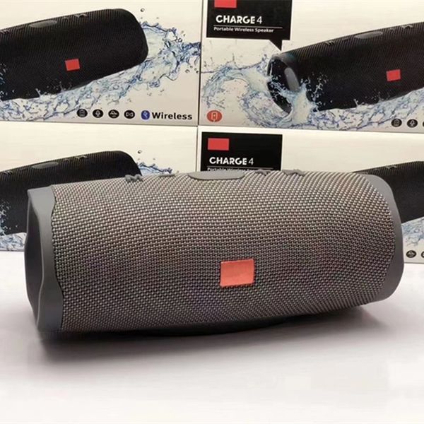 

charge 4 bluetooth speaker charge4 portable mini wireless outdoor waterproof subwoofer speakers support tf usb card 5 colors new arrival who