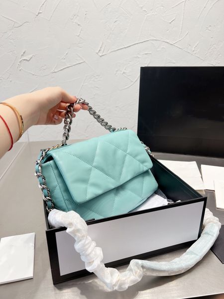 

2022 fashion classic flap bag of classic pure color leather handbags crossbody luxury multicolor metal chain designer bags wholesale price 2