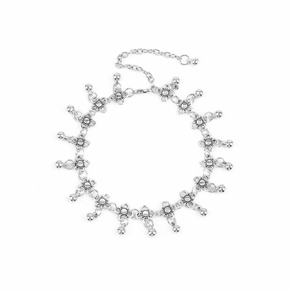 

anklets jewelry drop delivery 2021 bohemian turkish tribal sier coin anklet ankle bracelet boho foot ps1798 5wclz, Red;blue