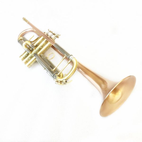 

phosphor copper trumpet bb b flat brass gold-painted exquisite durable musical instrument with mouthpiece gloves strap case