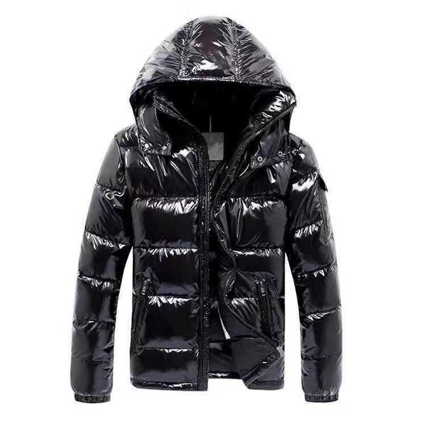 

2022s luxury france puffer jackets mens down jacket letter monclair knitted women parkas panel casual coats bomber jackets designers men s c, Black;brown