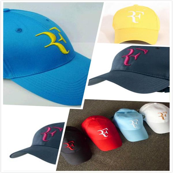

adjustable caps 16 colors fashion-tennis cap whole-roger federer tennis hats wimbledon rf tennis hat baseball cap han edition 256r, Blue;gray